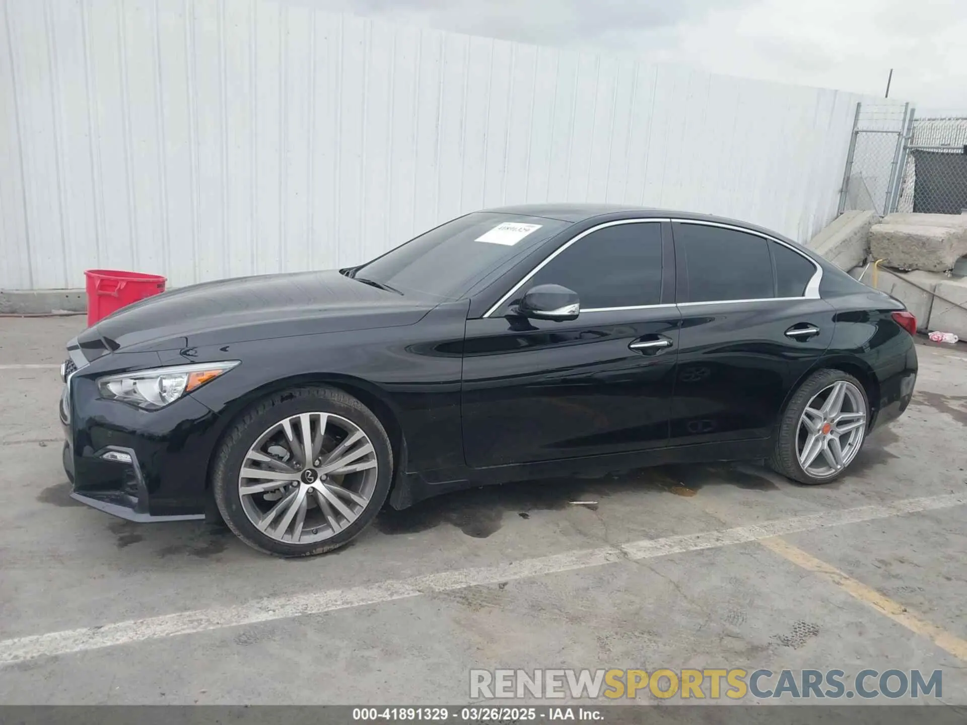 14 Photograph of a damaged car JN1EV7CP9NM310580 INFINITI Q50 2022