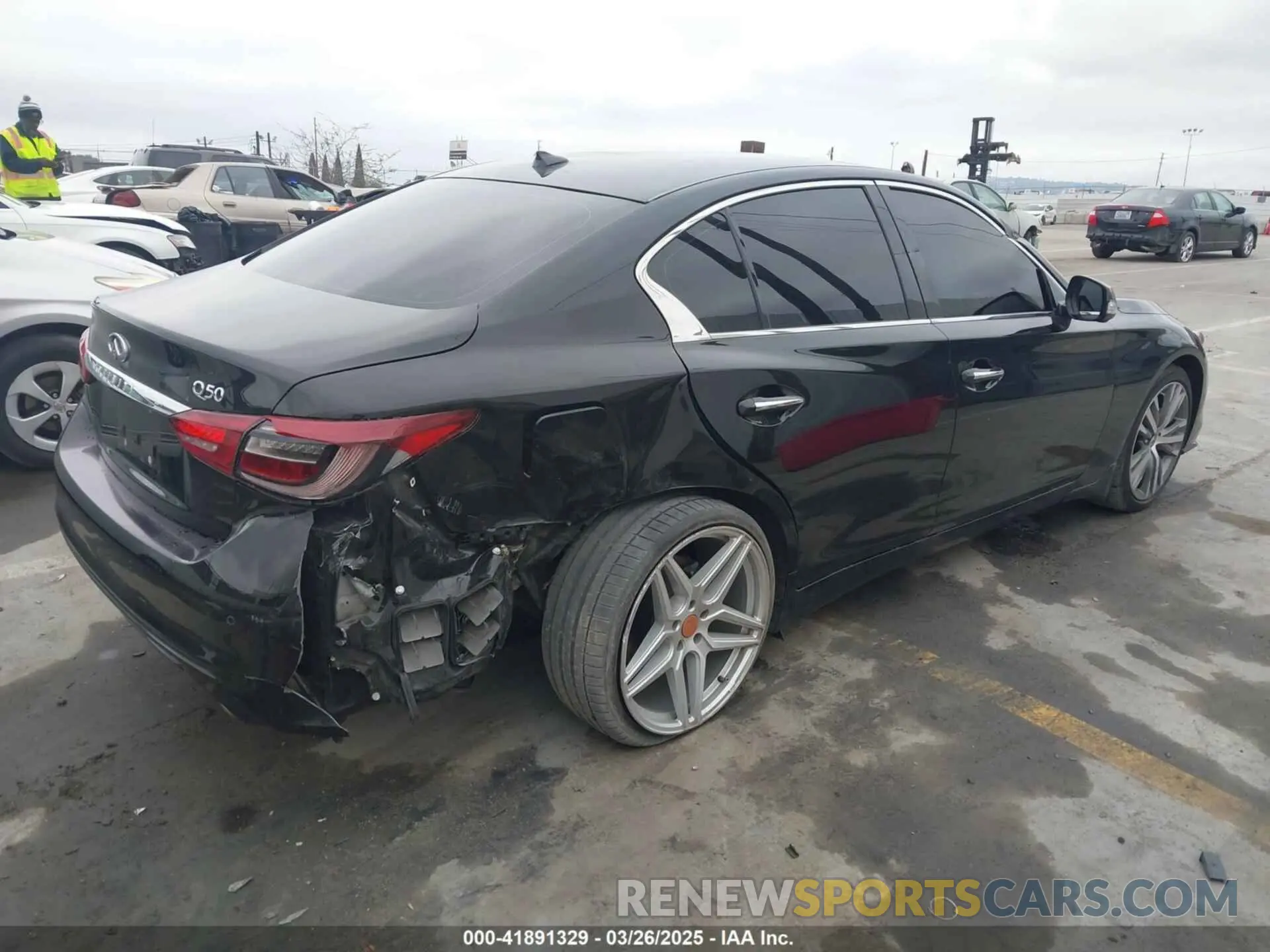 4 Photograph of a damaged car JN1EV7CP9NM310580 INFINITI Q50 2022