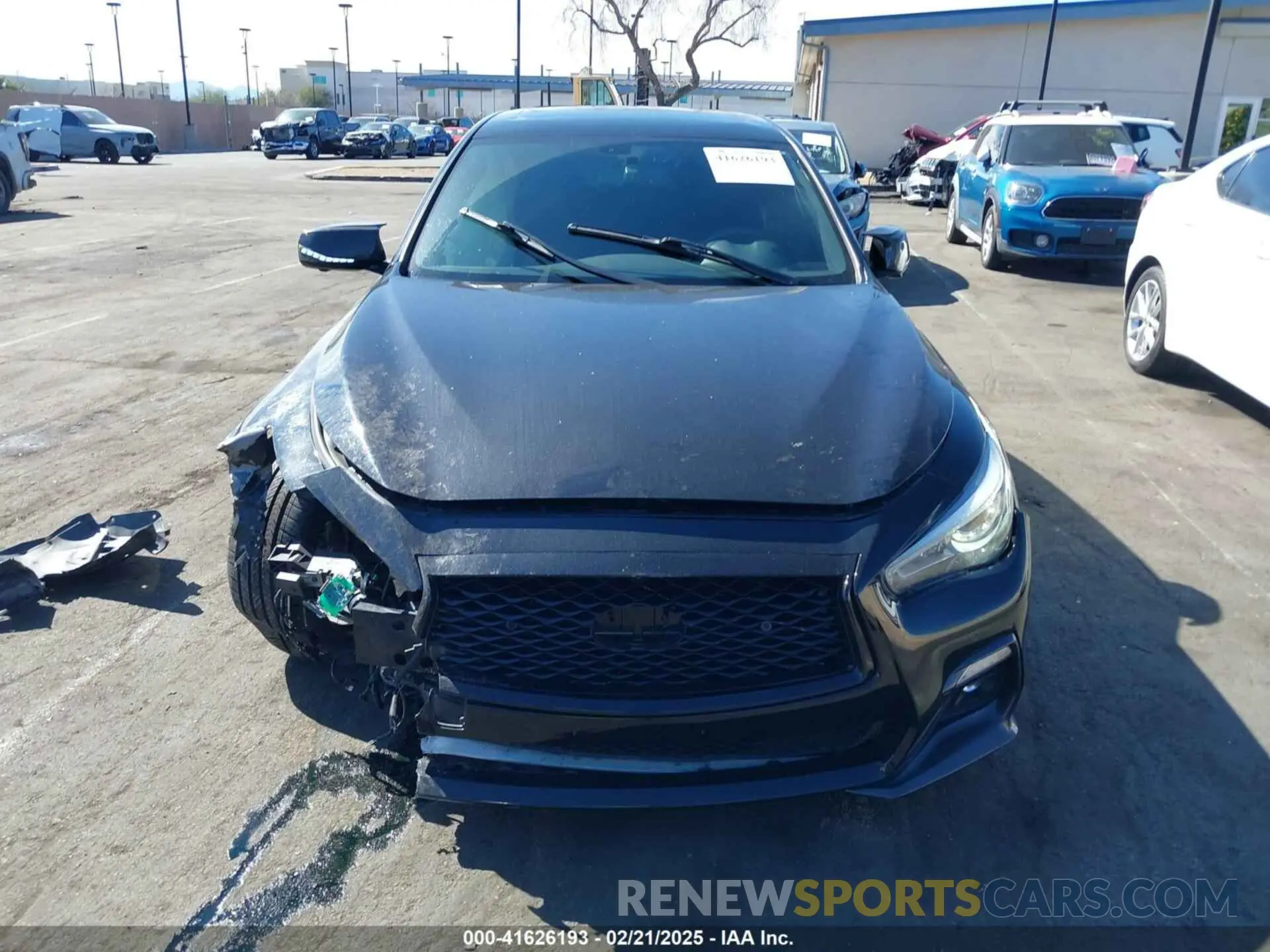 13 Photograph of a damaged car JN1EV7CPXNM310281 INFINITI Q50 2022