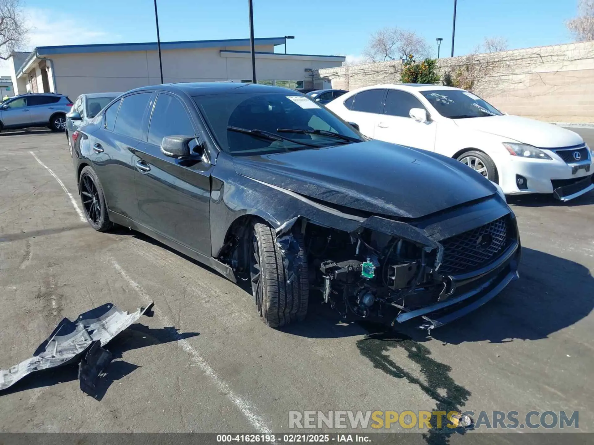 6 Photograph of a damaged car JN1EV7CPXNM310281 INFINITI Q50 2022