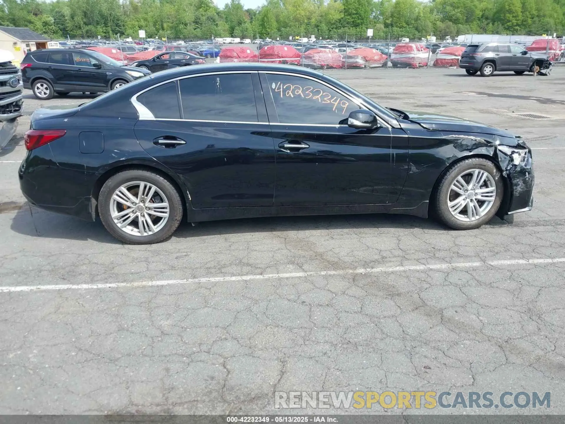 13 Photograph of a damaged car JN1EV7CR9NM340857 INFINITI Q50 2022