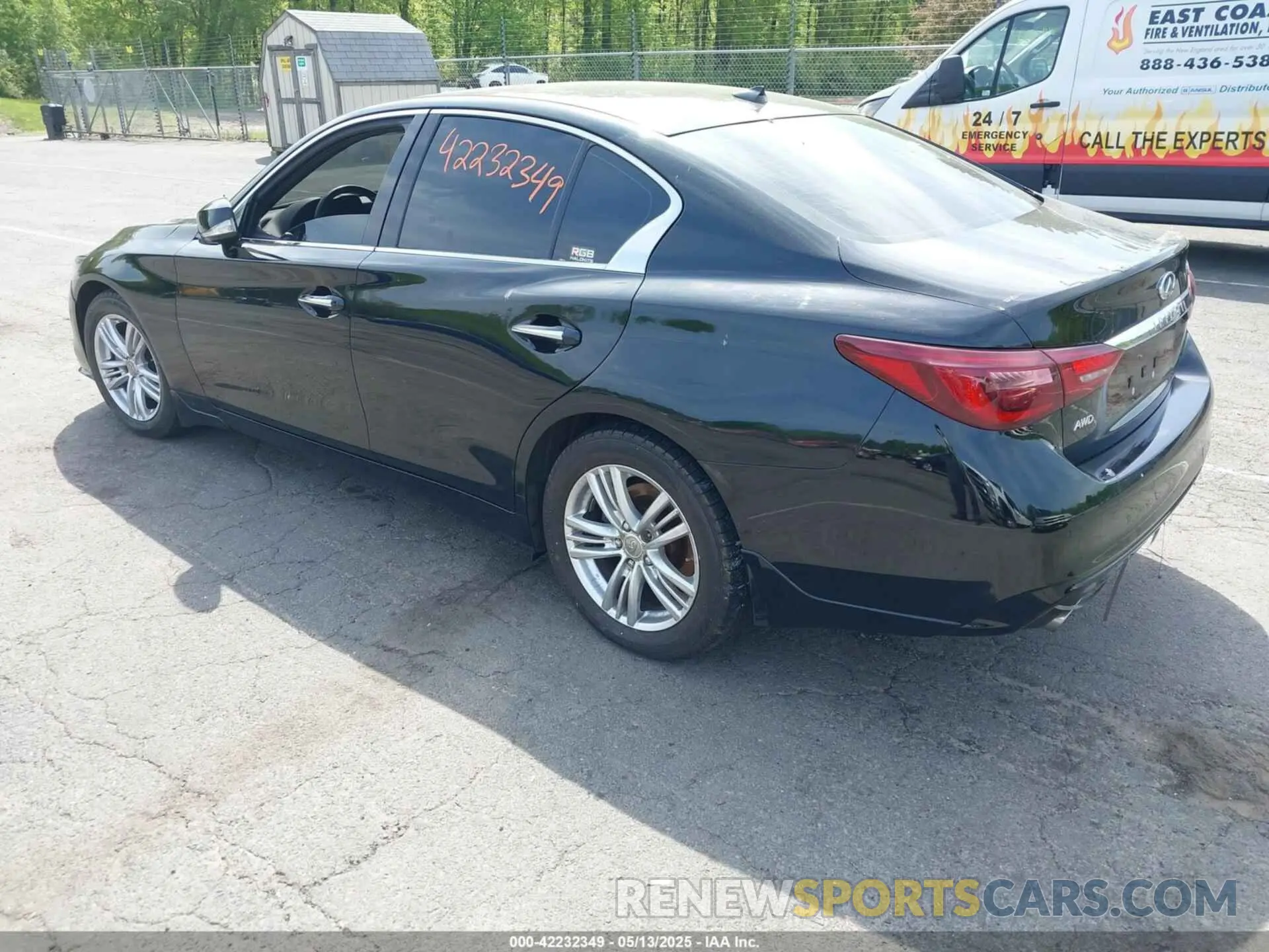 3 Photograph of a damaged car JN1EV7CR9NM340857 INFINITI Q50 2022