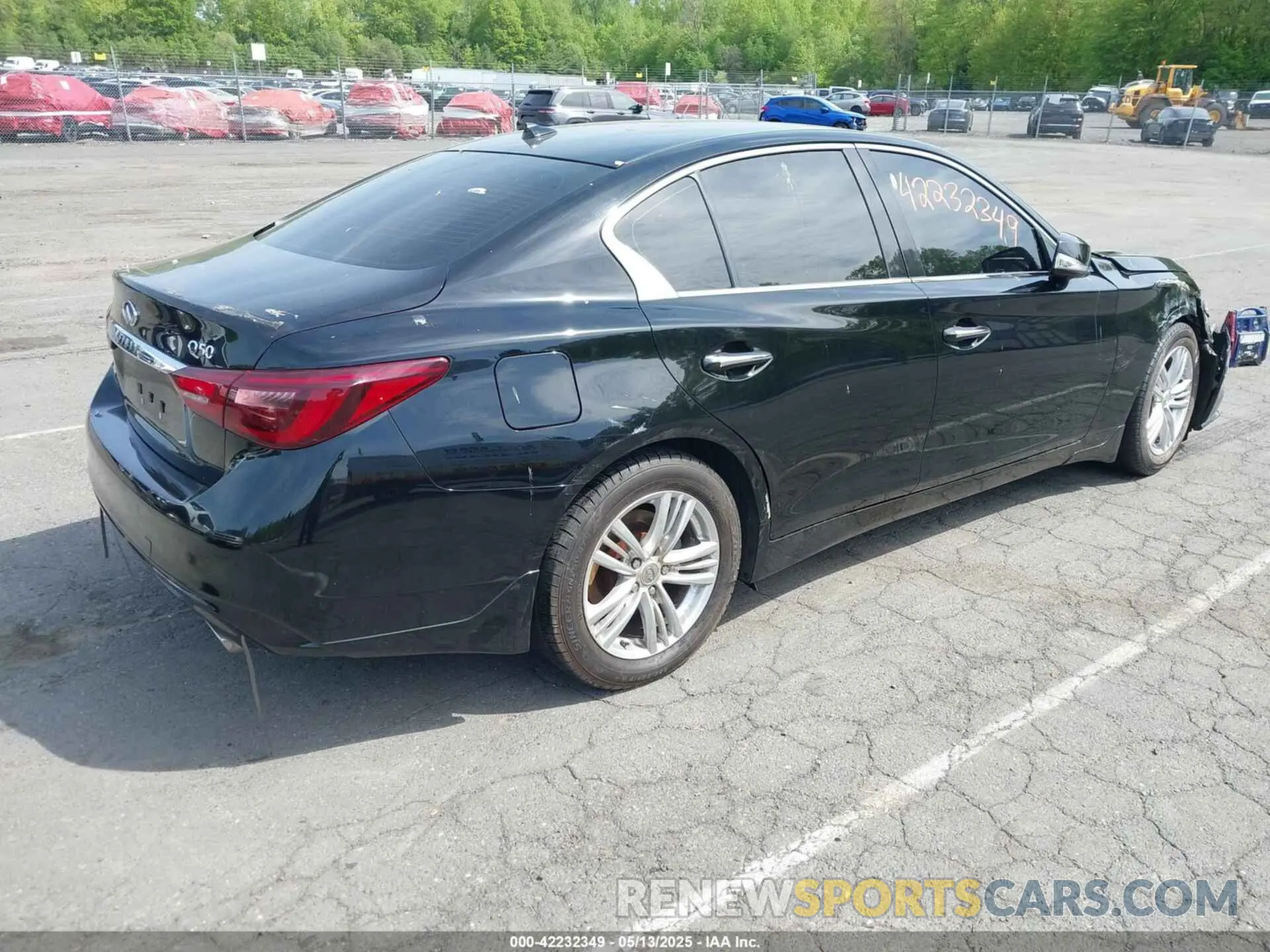 4 Photograph of a damaged car JN1EV7CR9NM340857 INFINITI Q50 2022