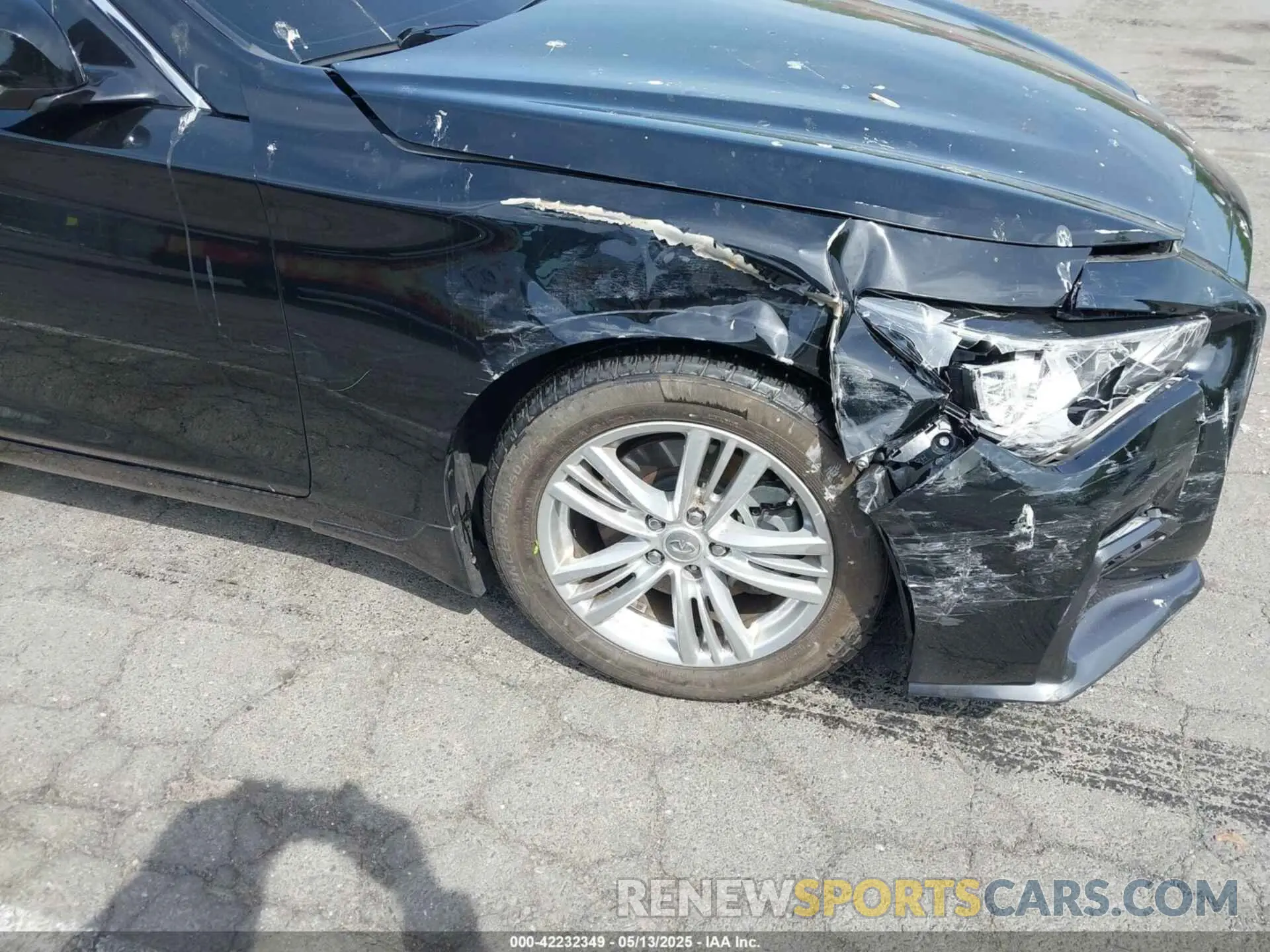 6 Photograph of a damaged car JN1EV7CR9NM340857 INFINITI Q50 2022