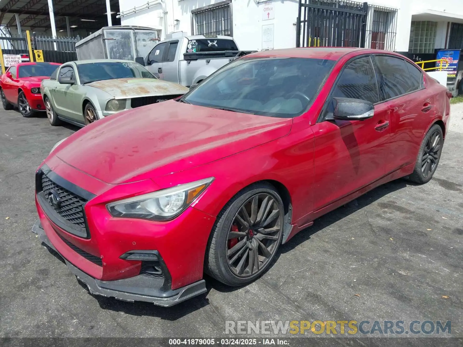 2 Photograph of a damaged car JN1FV7DP0NM370170 INFINITI Q50 2022