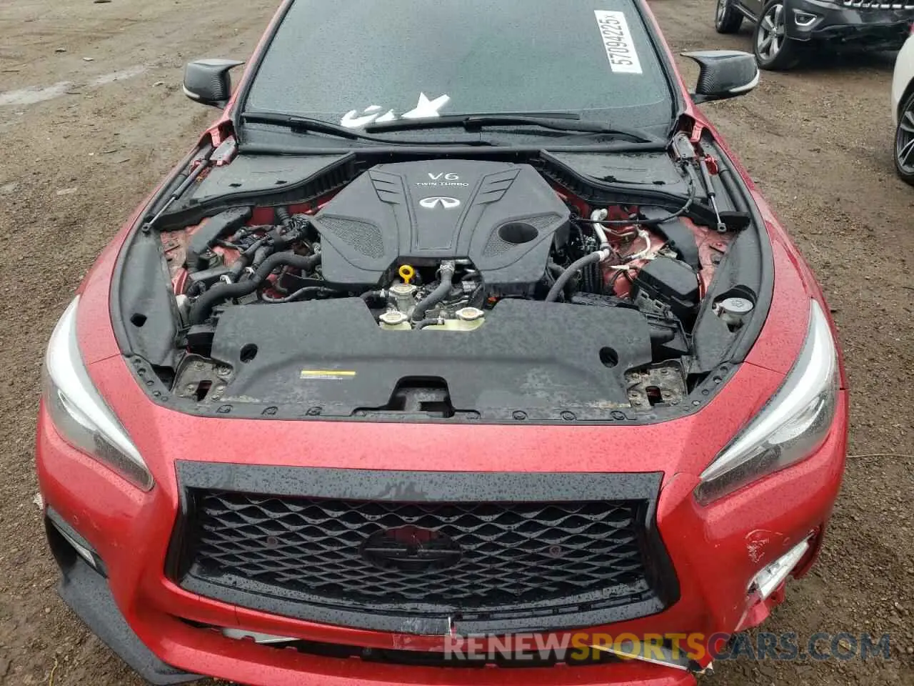 11 Photograph of a damaged car JN1FV7DR9NM390256 INFINITI Q50 2022