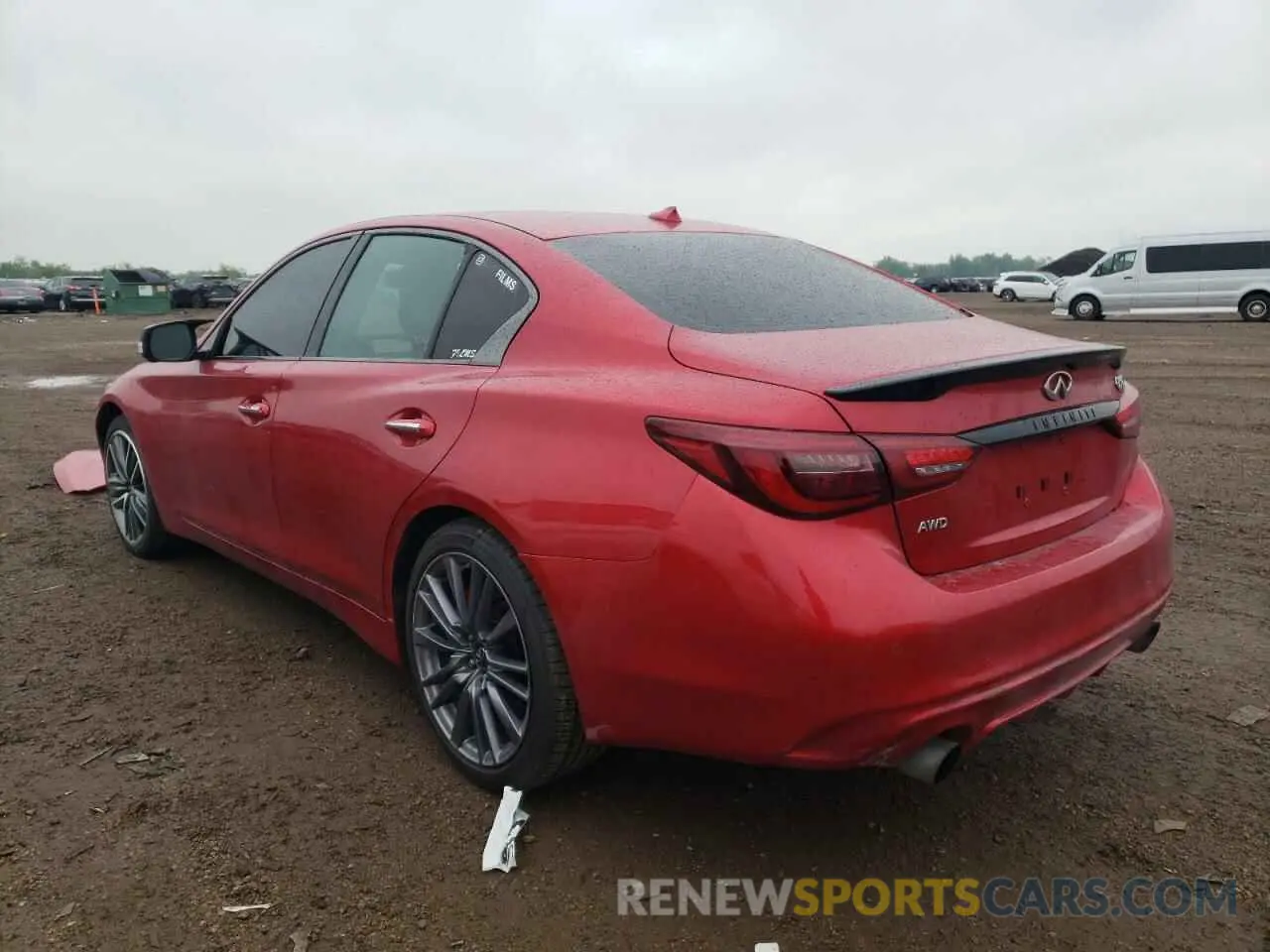 2 Photograph of a damaged car JN1FV7DR9NM390256 INFINITI Q50 2022