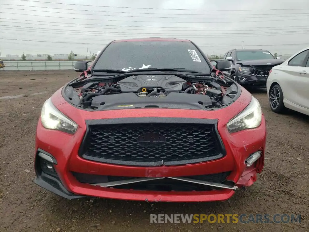 5 Photograph of a damaged car JN1FV7DR9NM390256 INFINITI Q50 2022