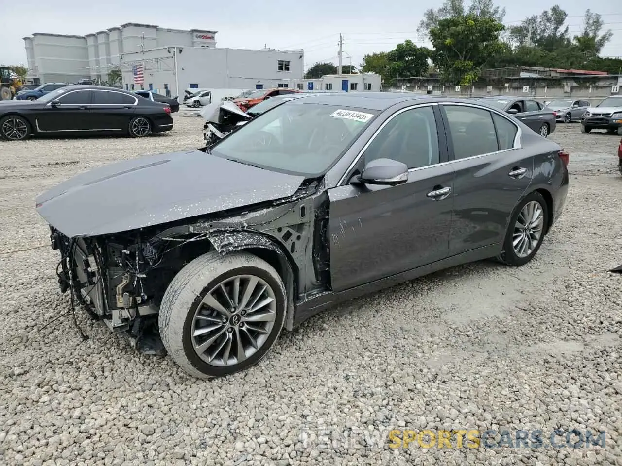 1 Photograph of a damaged car JN1EV7BP1PM510616 INFINITI Q50 2023