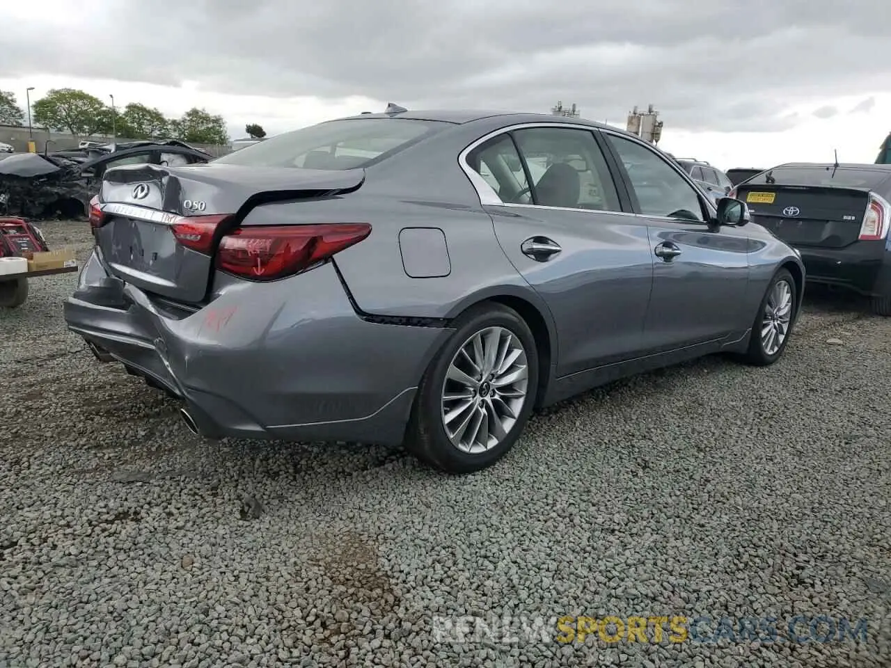 3 Photograph of a damaged car JN1EV7BP5PM511333 INFINITI Q50 2023