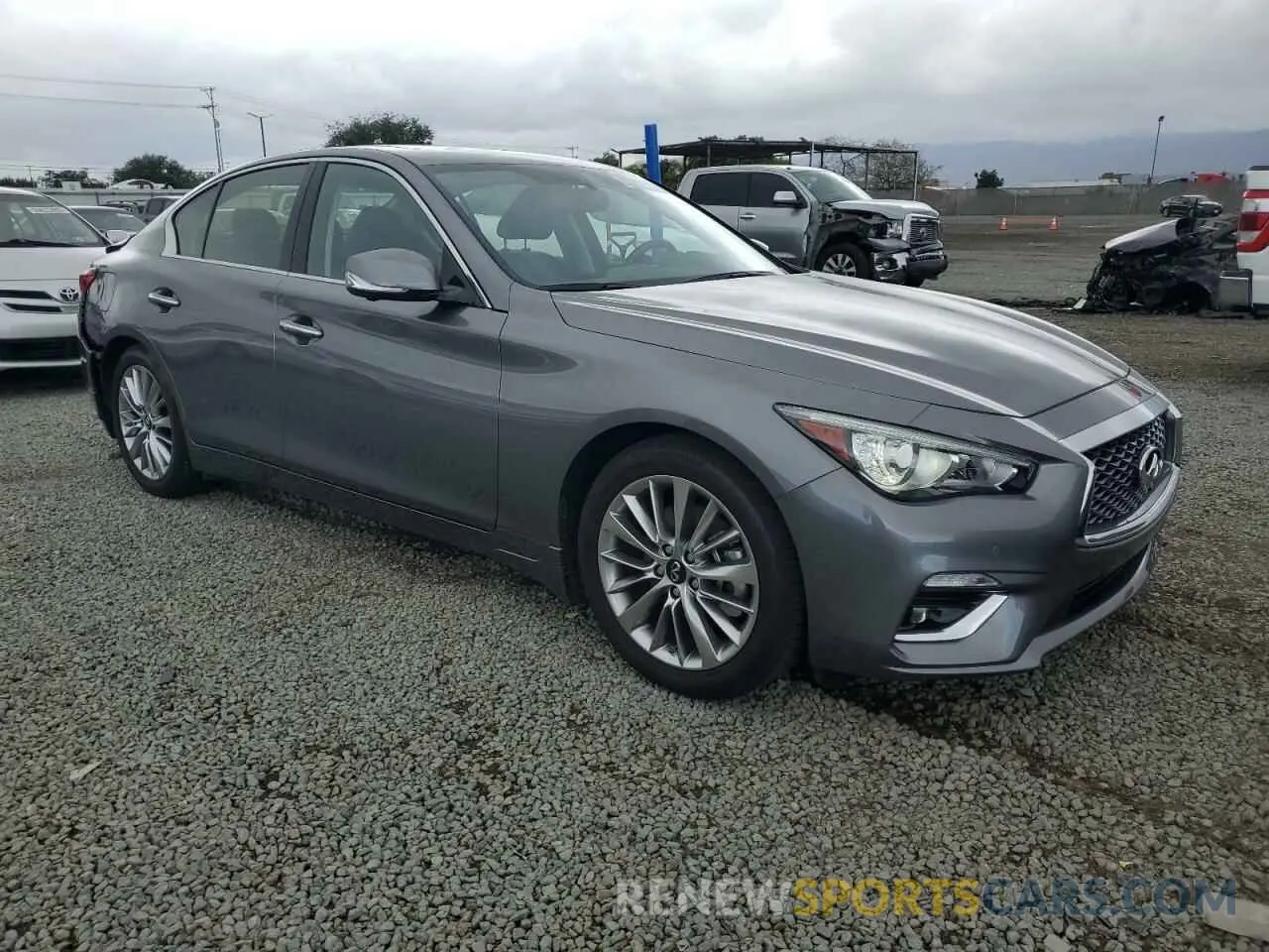 4 Photograph of a damaged car JN1EV7BP5PM511333 INFINITI Q50 2023