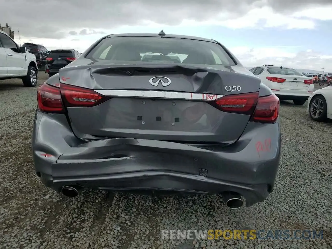 6 Photograph of a damaged car JN1EV7BP5PM511333 INFINITI Q50 2023