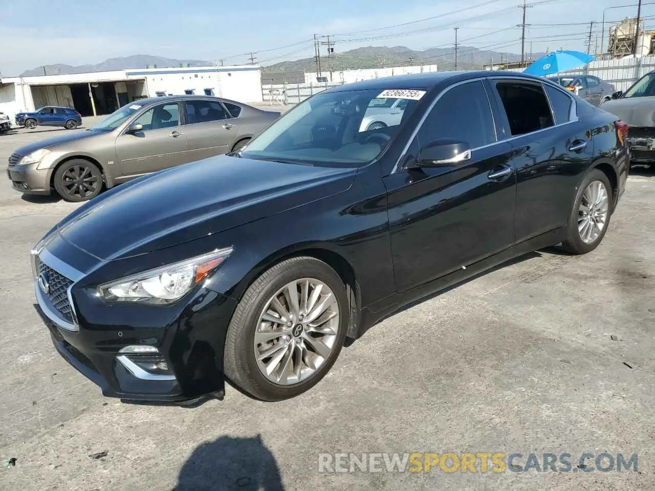1 Photograph of a damaged car JN1EV7BP7PM511284 INFINITI Q50 2023