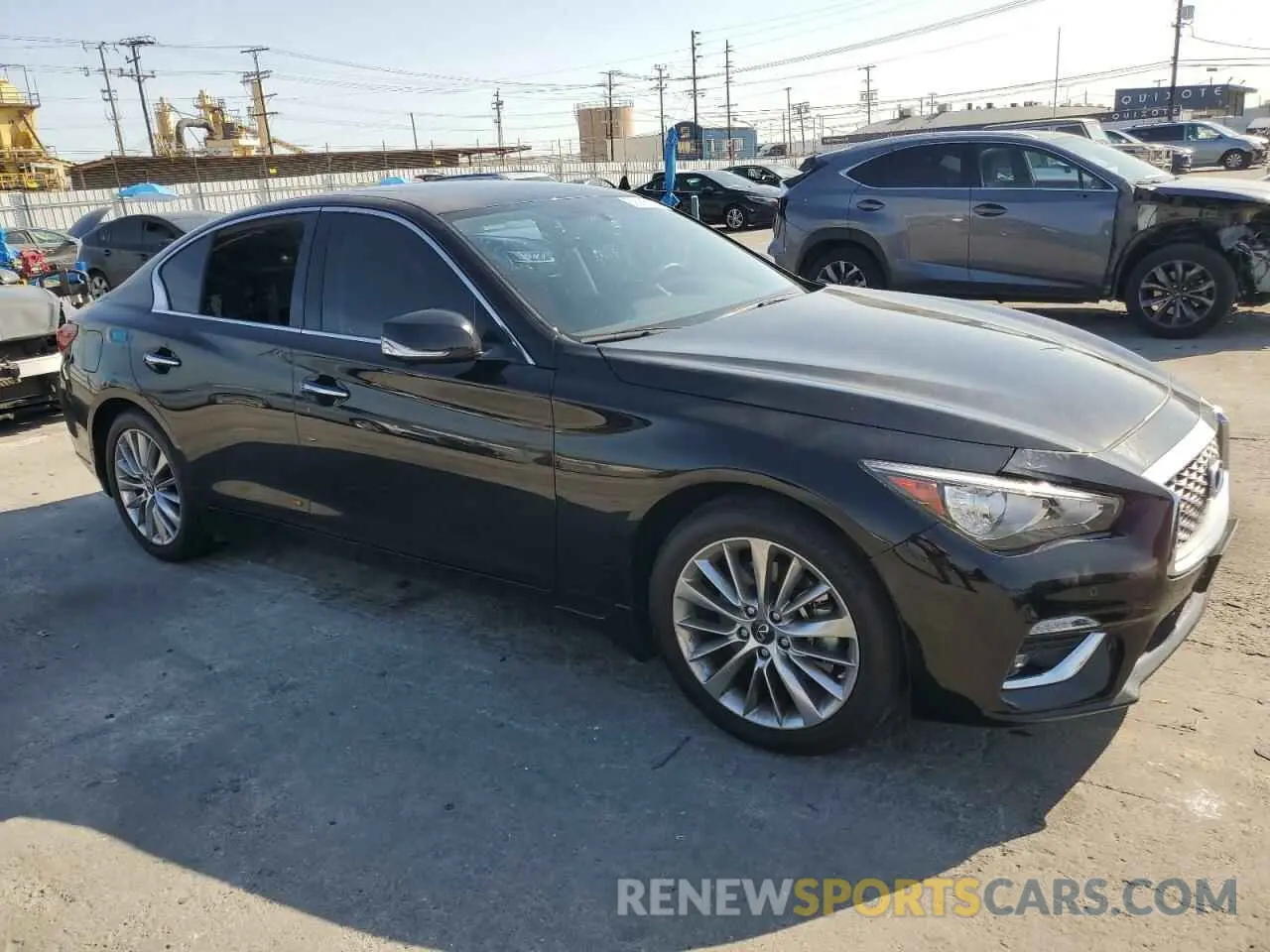 4 Photograph of a damaged car JN1EV7BP7PM511284 INFINITI Q50 2023