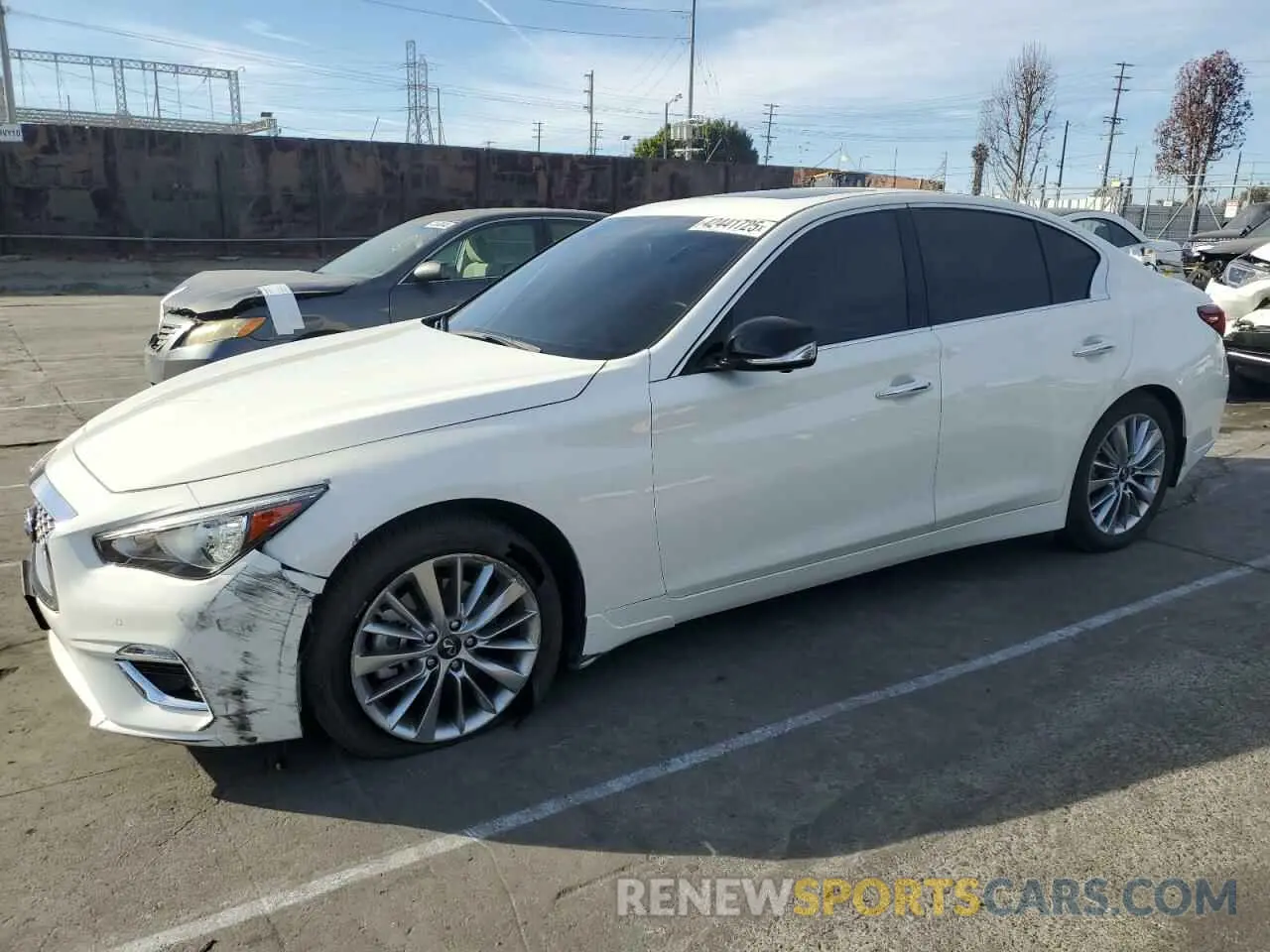 1 Photograph of a damaged car JN1EV7BP8PM511178 INFINITI Q50 2023