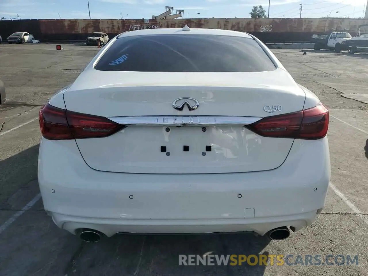 6 Photograph of a damaged car JN1EV7BP8PM511178 INFINITI Q50 2023