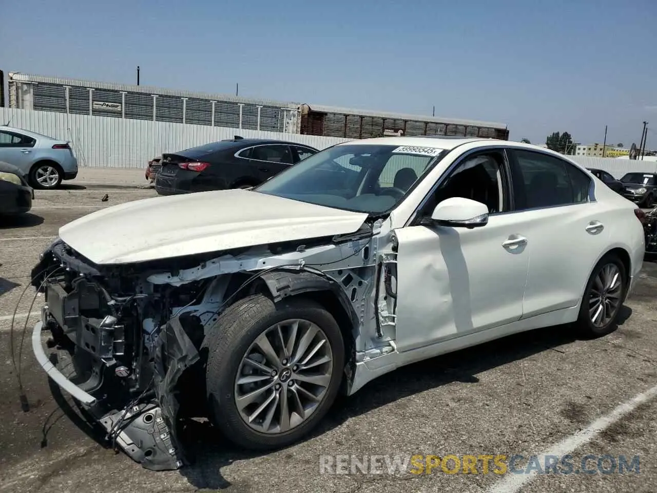 1 Photograph of a damaged car JN1EV7BPXPM510680 INFINITI Q50 2023
