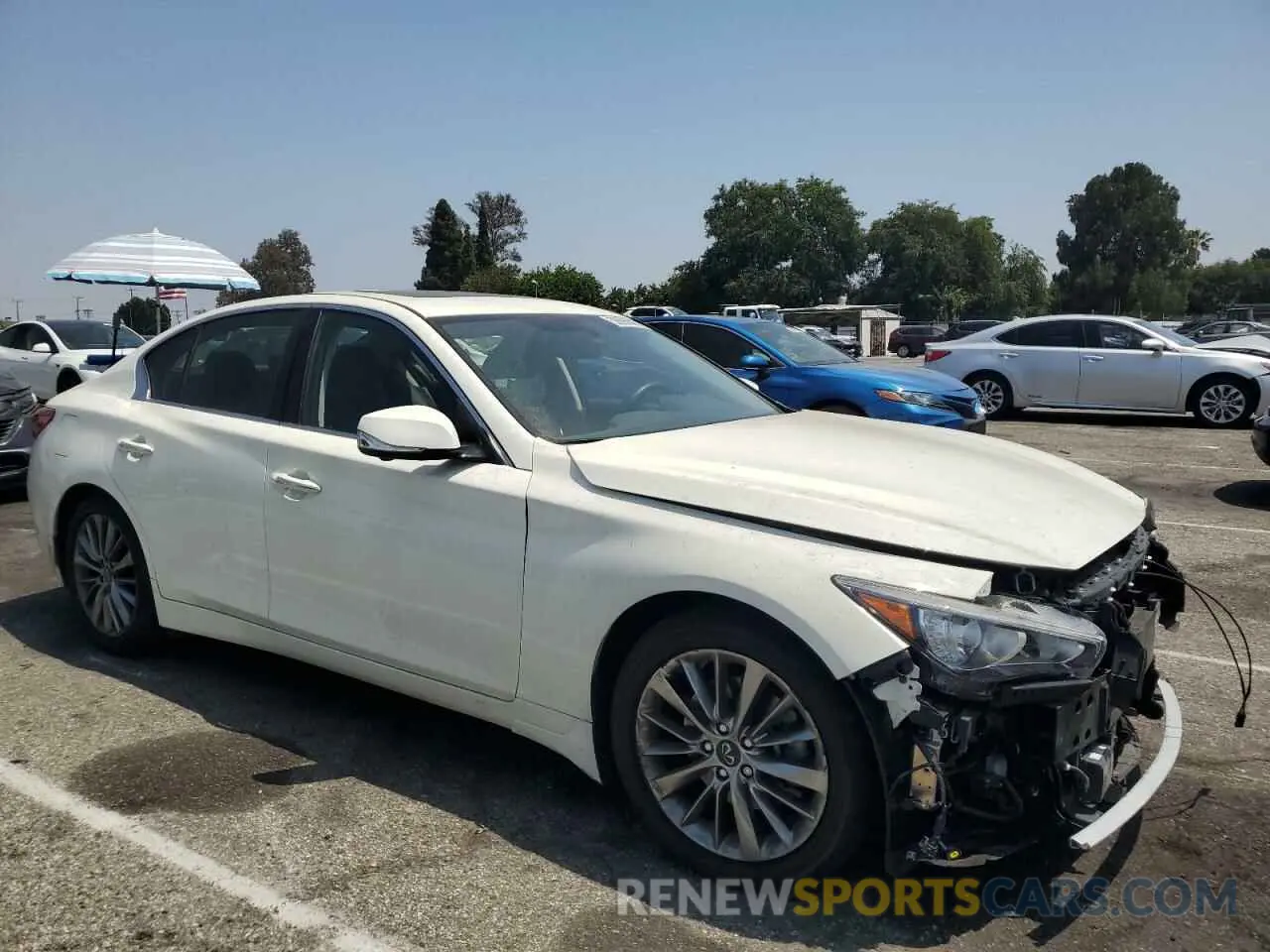 4 Photograph of a damaged car JN1EV7BPXPM510680 INFINITI Q50 2023