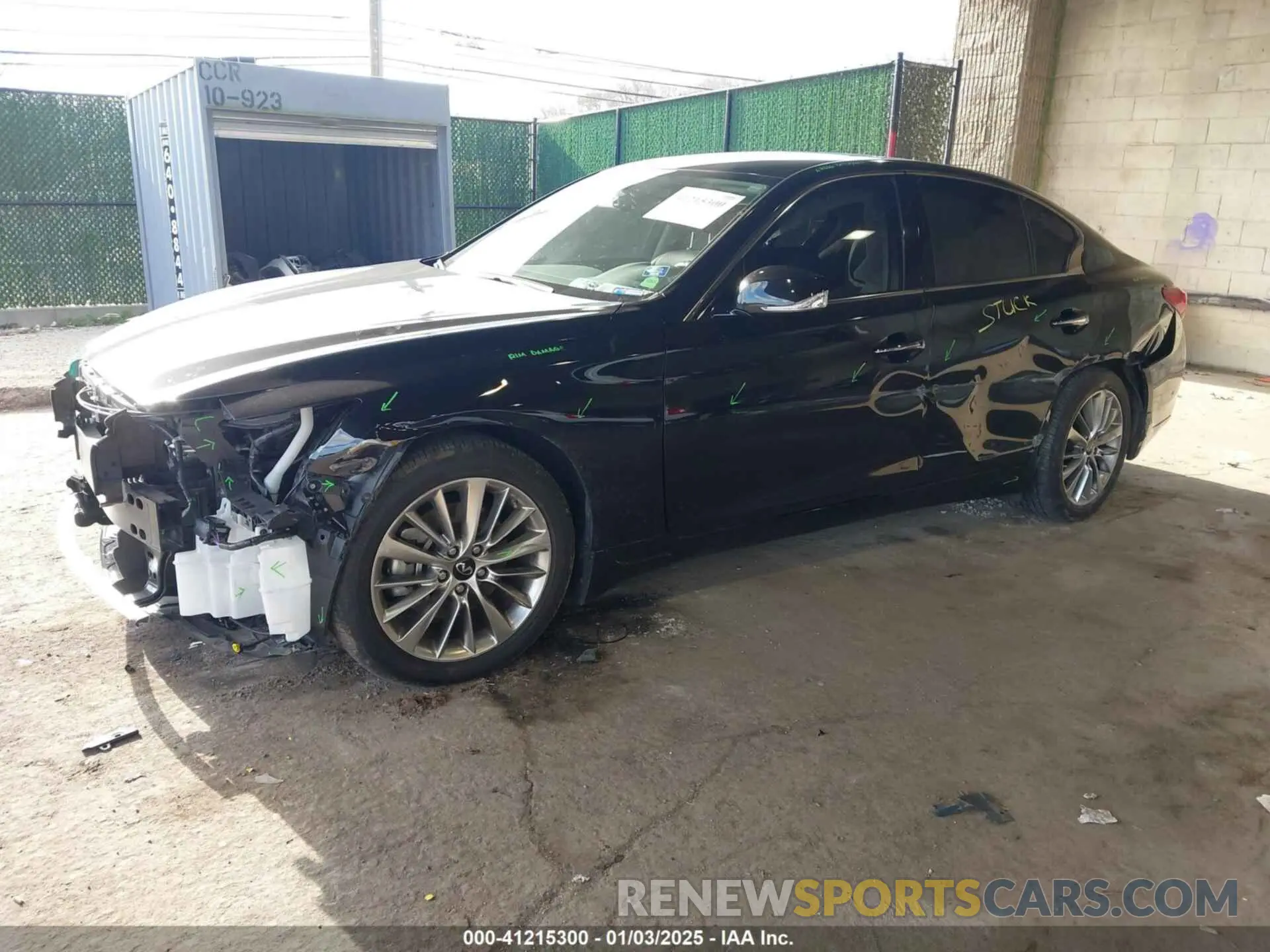 2 Photograph of a damaged car JN1EV7BR0PM542376 INFINITI Q50 2023
