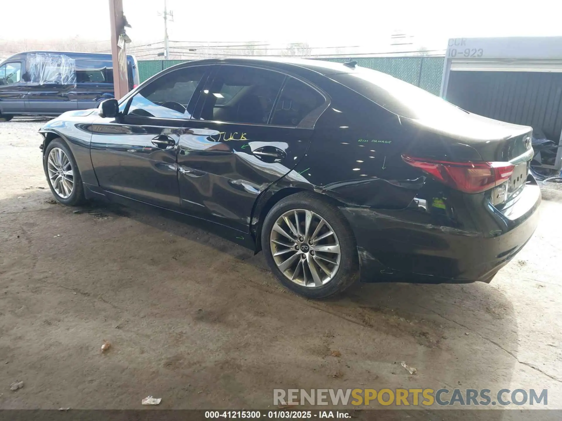3 Photograph of a damaged car JN1EV7BR0PM542376 INFINITI Q50 2023