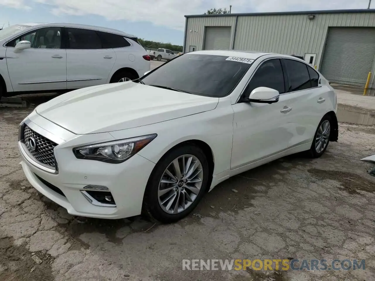 1 Photograph of a damaged car JN1EV7BR1PM540930 INFINITI Q50 2023