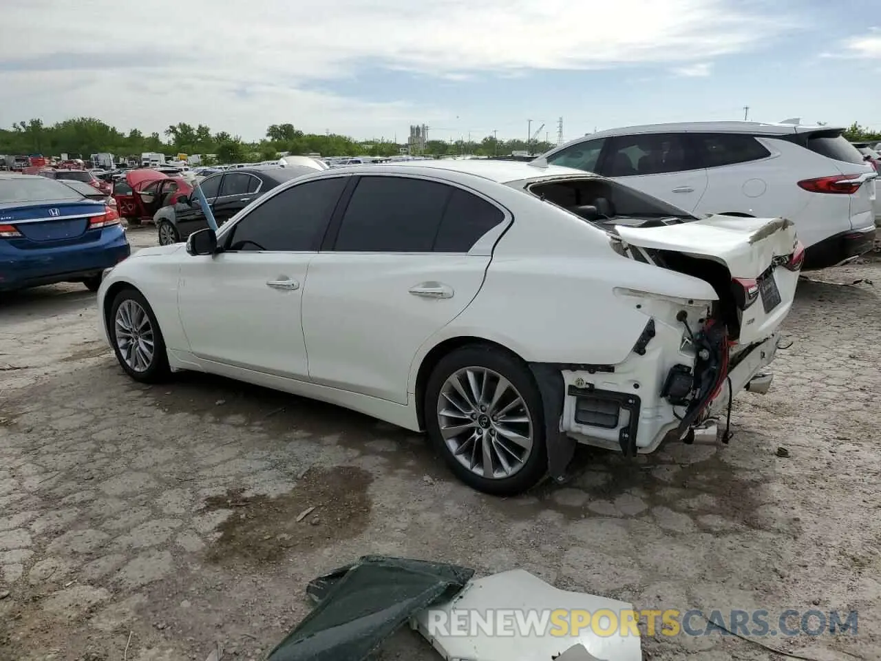 2 Photograph of a damaged car JN1EV7BR1PM540930 INFINITI Q50 2023