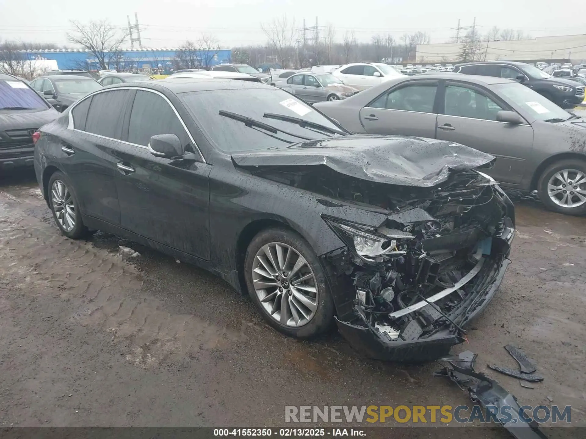 1 Photograph of a damaged car JN1EV7BR2PM541150 INFINITI Q50 2023