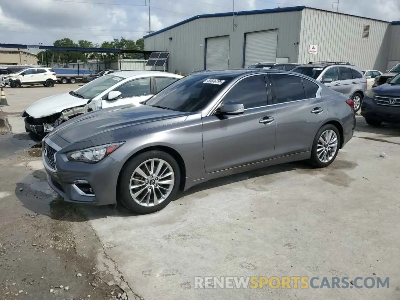 1 Photograph of a damaged car JN1EV7BR2PM541987 INFINITI Q50 2023