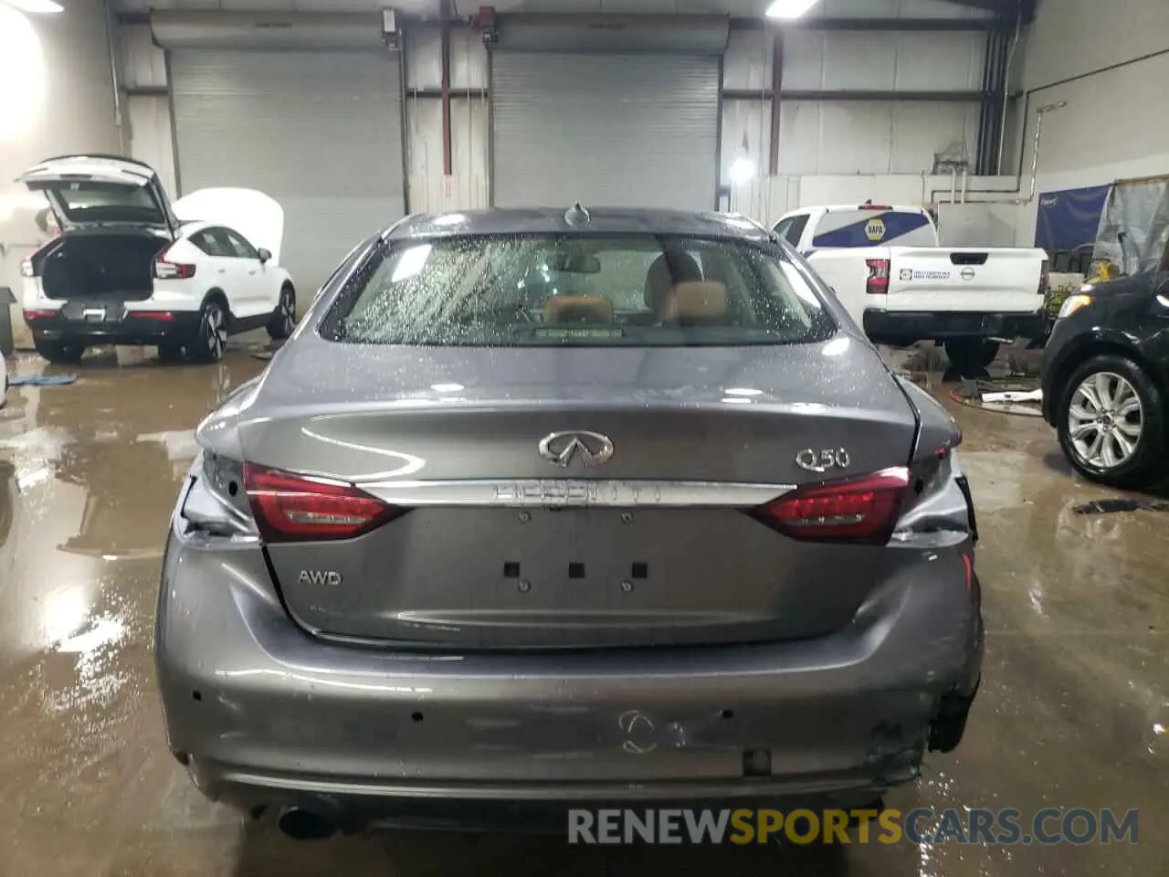 6 Photograph of a damaged car JN1EV7BR3PM540346 INFINITI Q50 2023