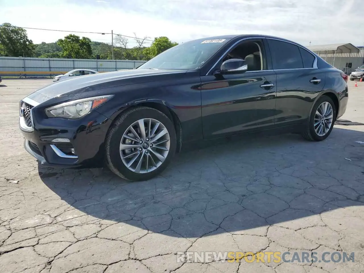 1 Photograph of a damaged car JN1EV7BR3PM543411 INFINITI Q50 2023