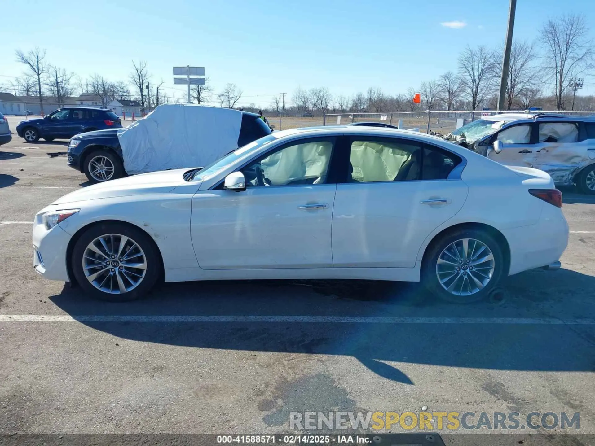 14 Photograph of a damaged car JN1EV7BRXPM542112 INFINITI Q50 2023
