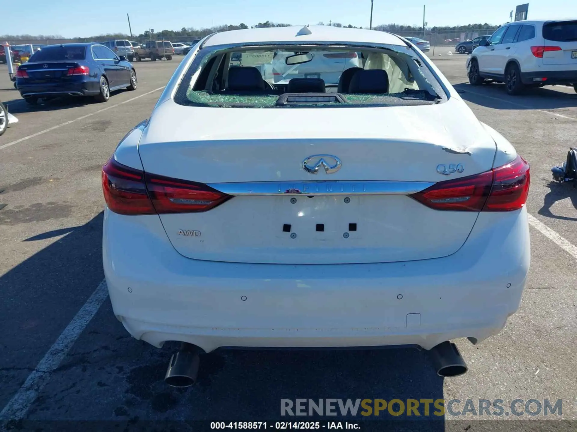 16 Photograph of a damaged car JN1EV7BRXPM542112 INFINITI Q50 2023