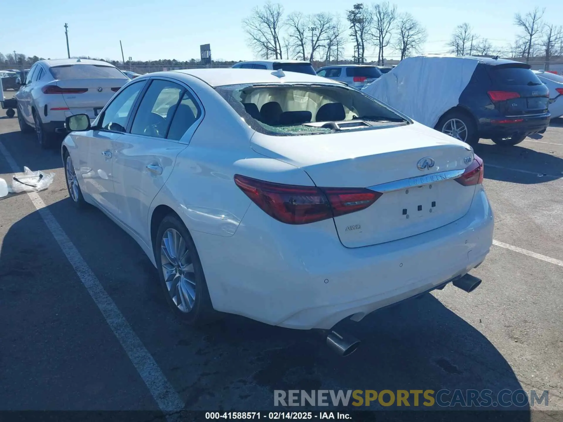 3 Photograph of a damaged car JN1EV7BRXPM542112 INFINITI Q50 2023