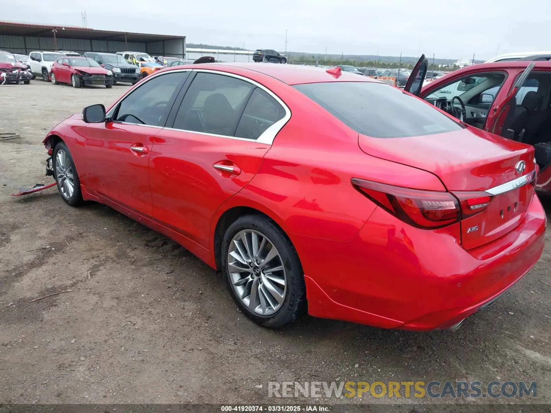 3 Photograph of a damaged car JN1EV7BRXPM543616 INFINITI Q50 2023