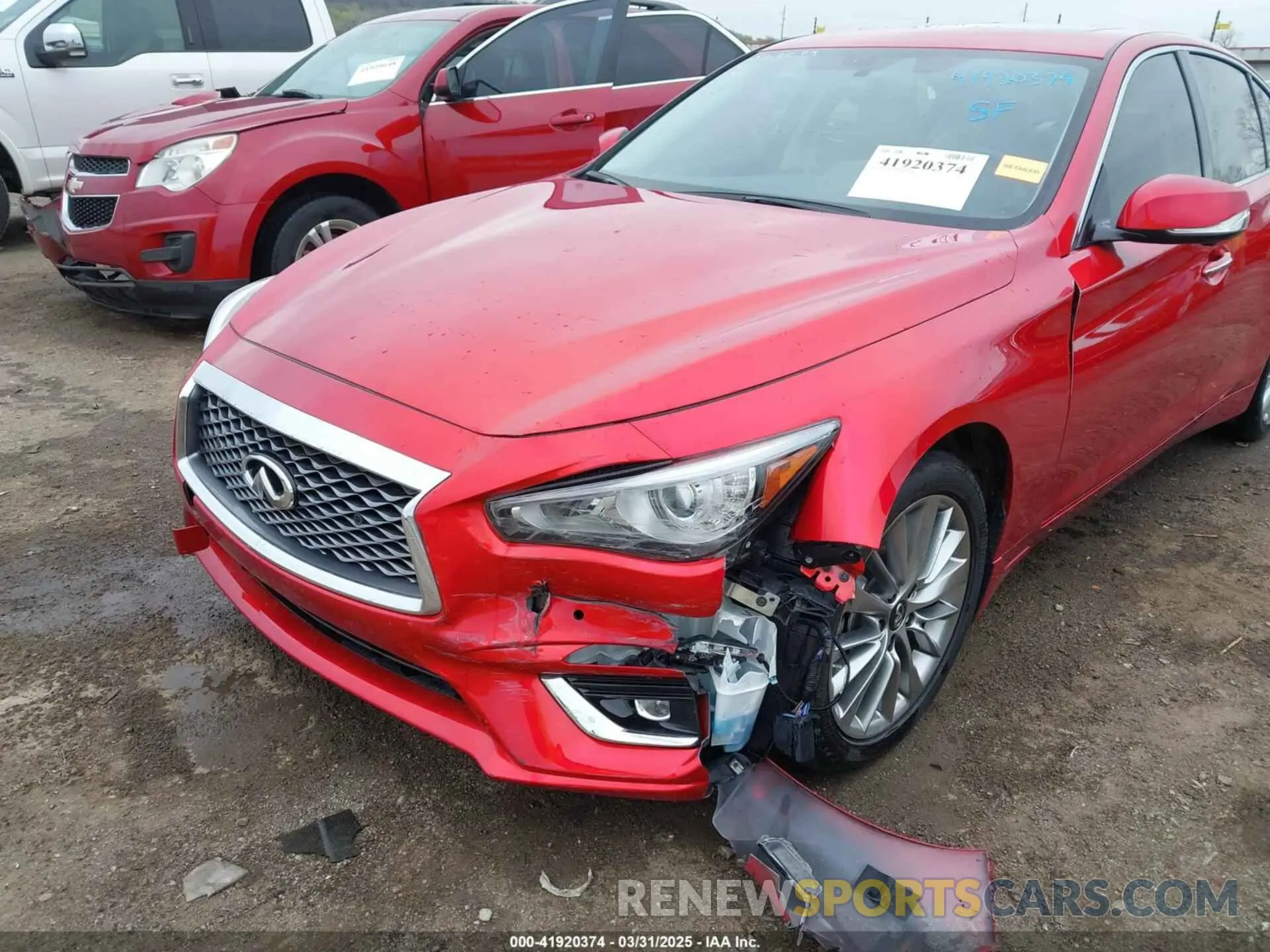 6 Photograph of a damaged car JN1EV7BRXPM543616 INFINITI Q50 2023