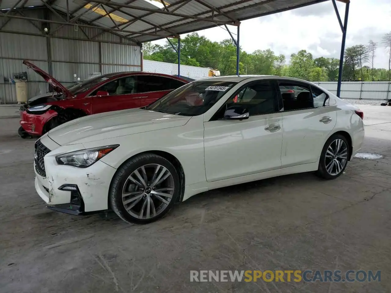 1 Photograph of a damaged car JN1EV7CP4PM510947 INFINITI Q50 2023