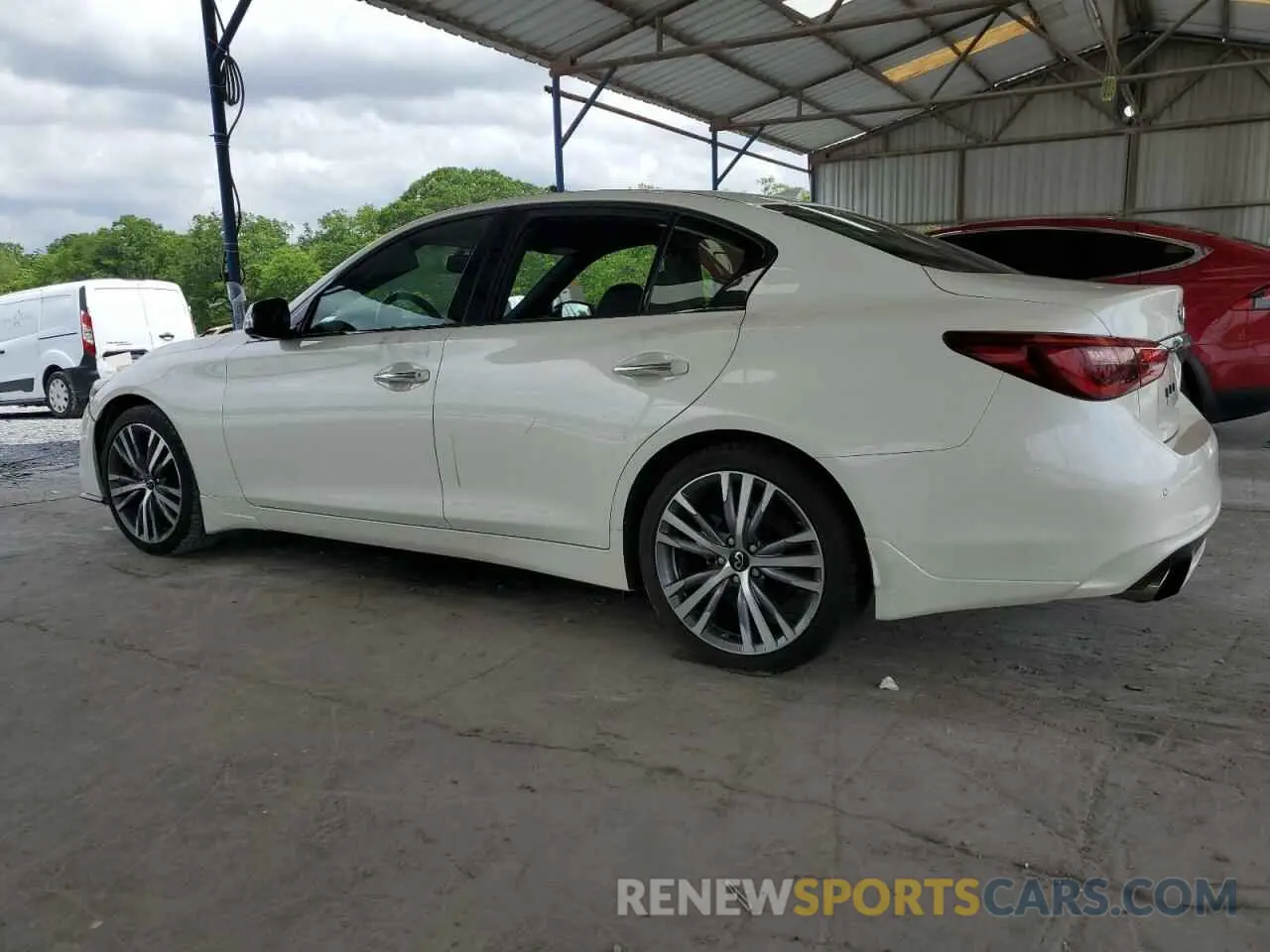 2 Photograph of a damaged car JN1EV7CP4PM510947 INFINITI Q50 2023