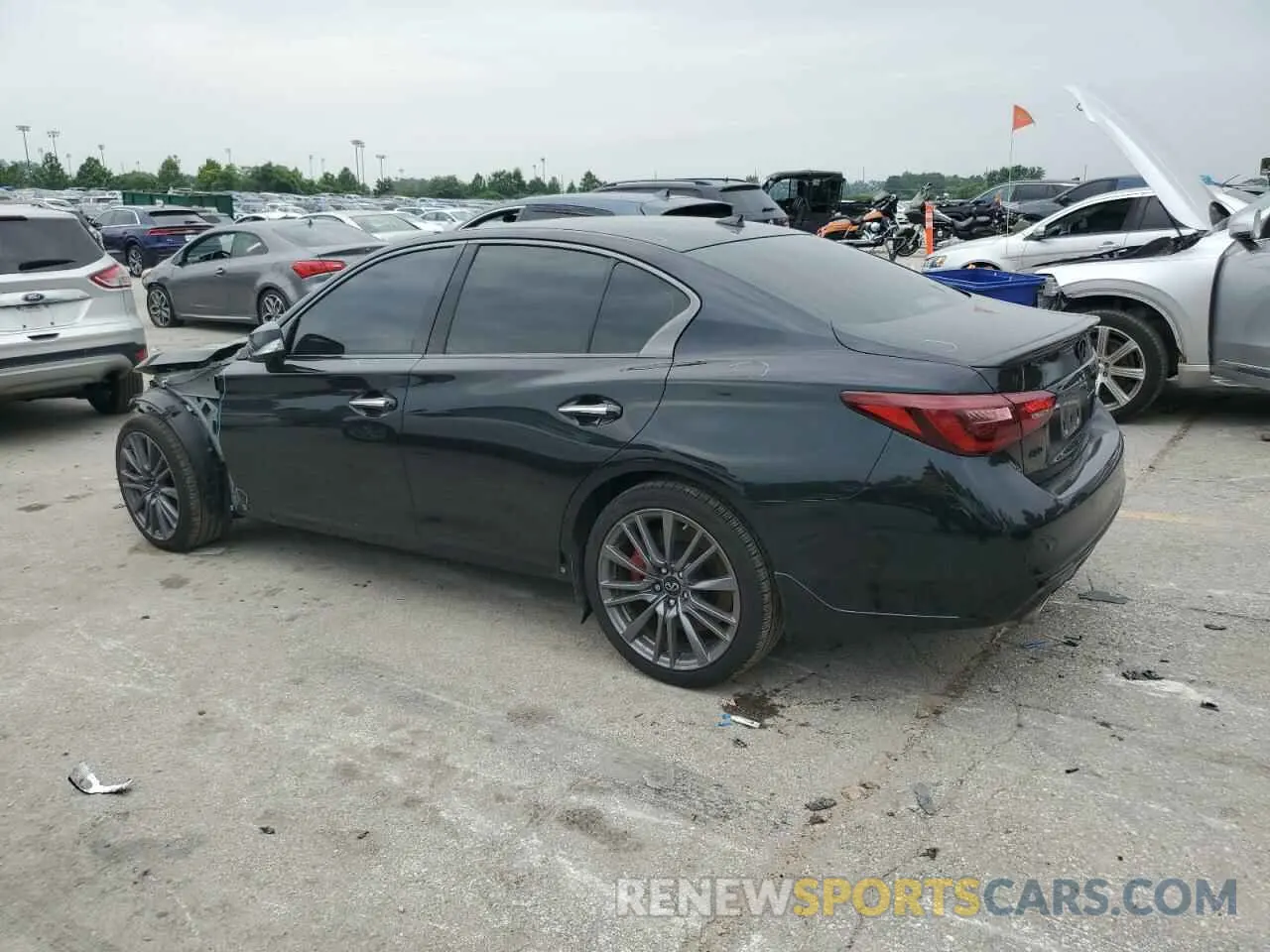 2 Photograph of a damaged car JN1FV7DR1PM590213 INFINITI Q50 2023