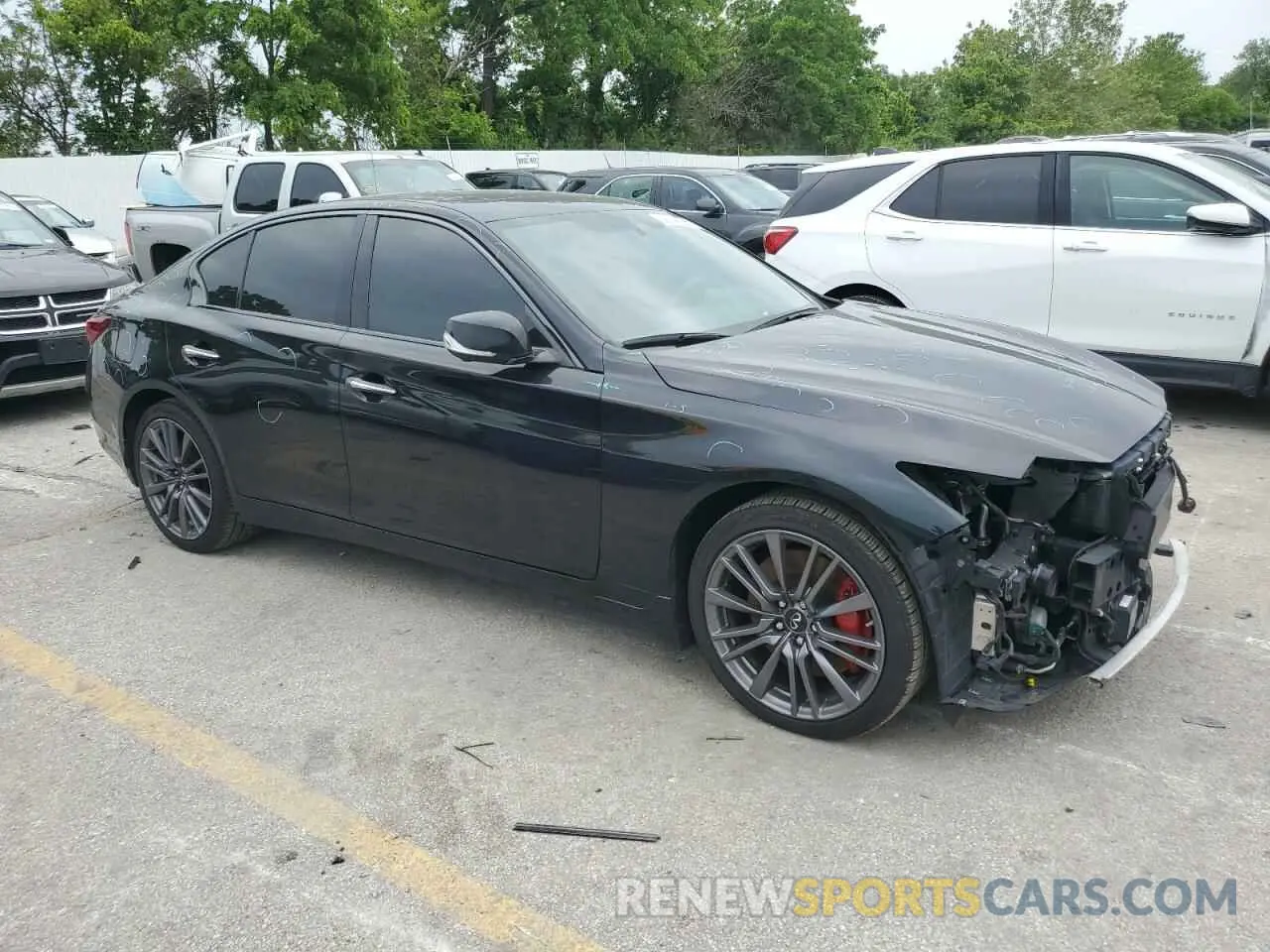 4 Photograph of a damaged car JN1FV7DR1PM590213 INFINITI Q50 2023