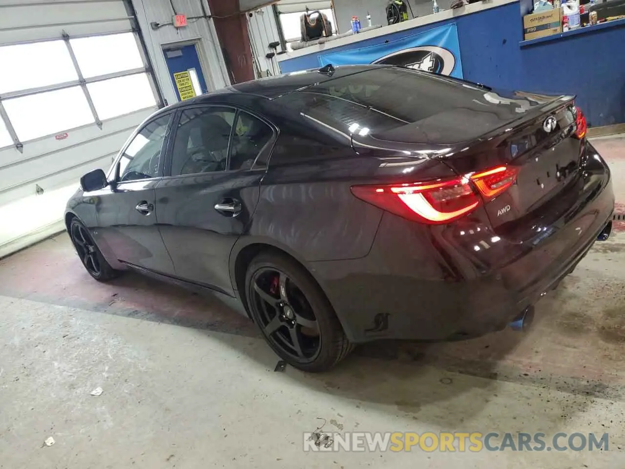 2 Photograph of a damaged car JN1FV7DR5PM590098 INFINITI Q50 2023