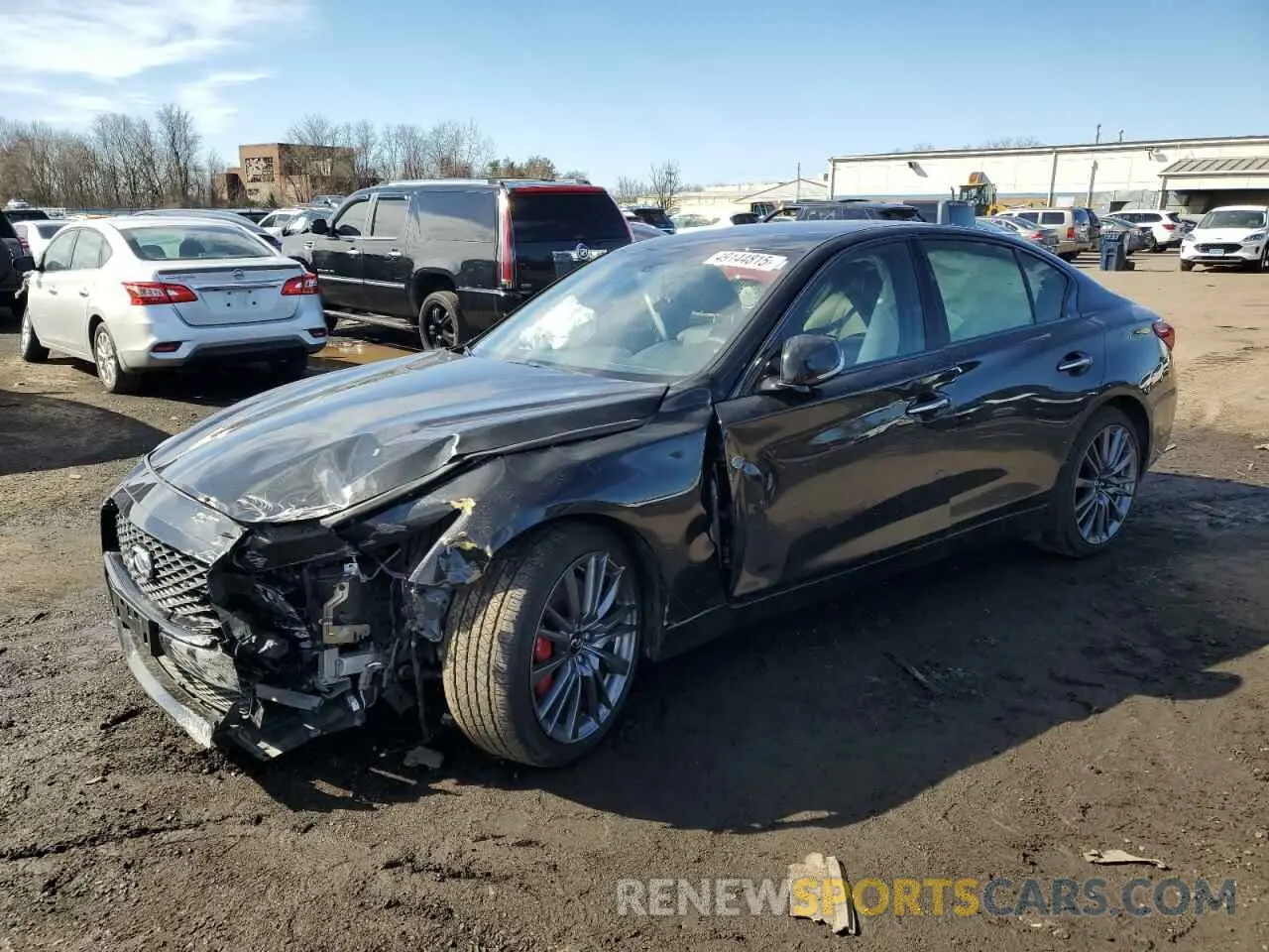 1 Photograph of a damaged car JN1FV7DR5PM590876 INFINITI Q50 2023