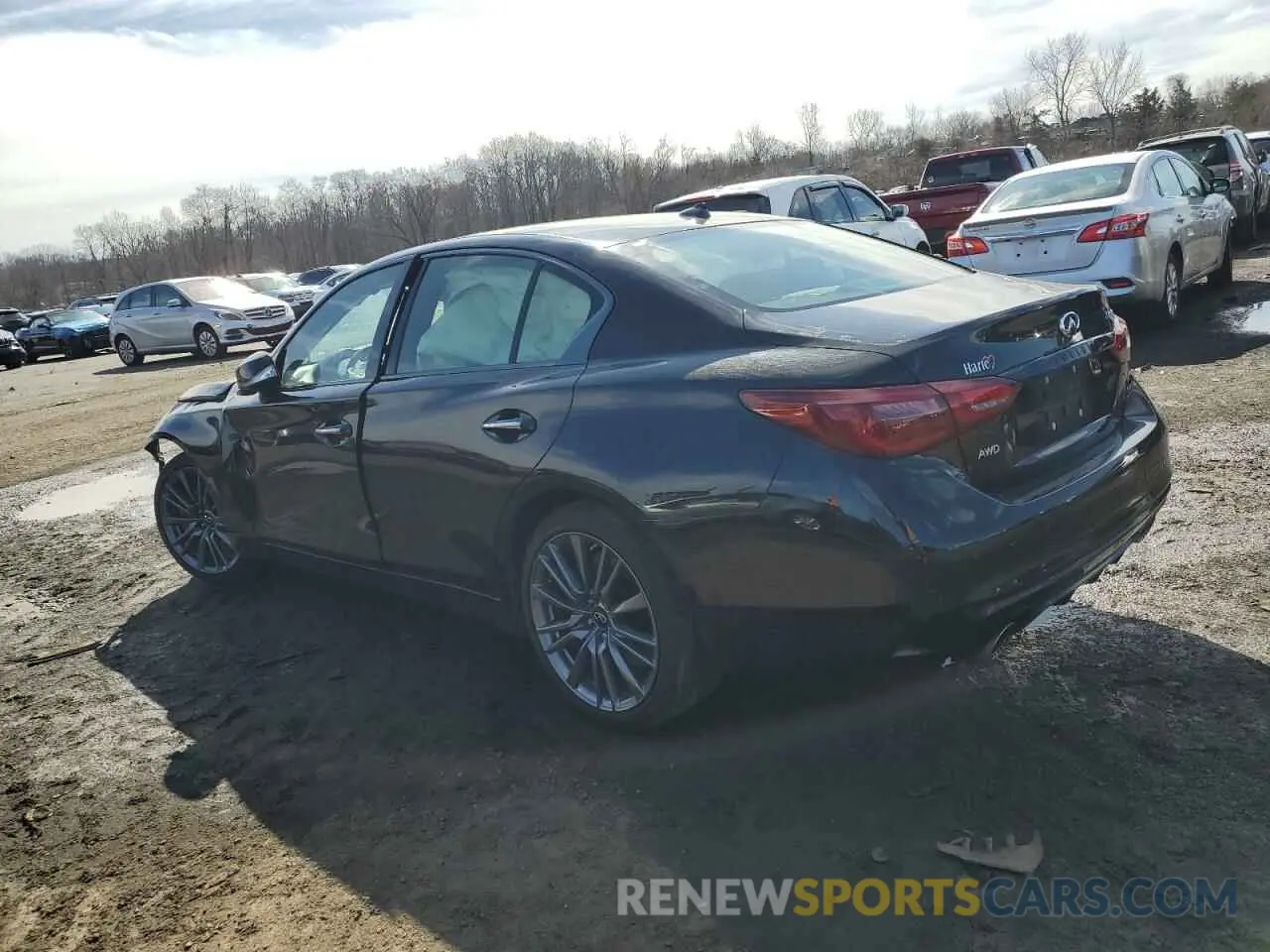 2 Photograph of a damaged car JN1FV7DR5PM590876 INFINITI Q50 2023