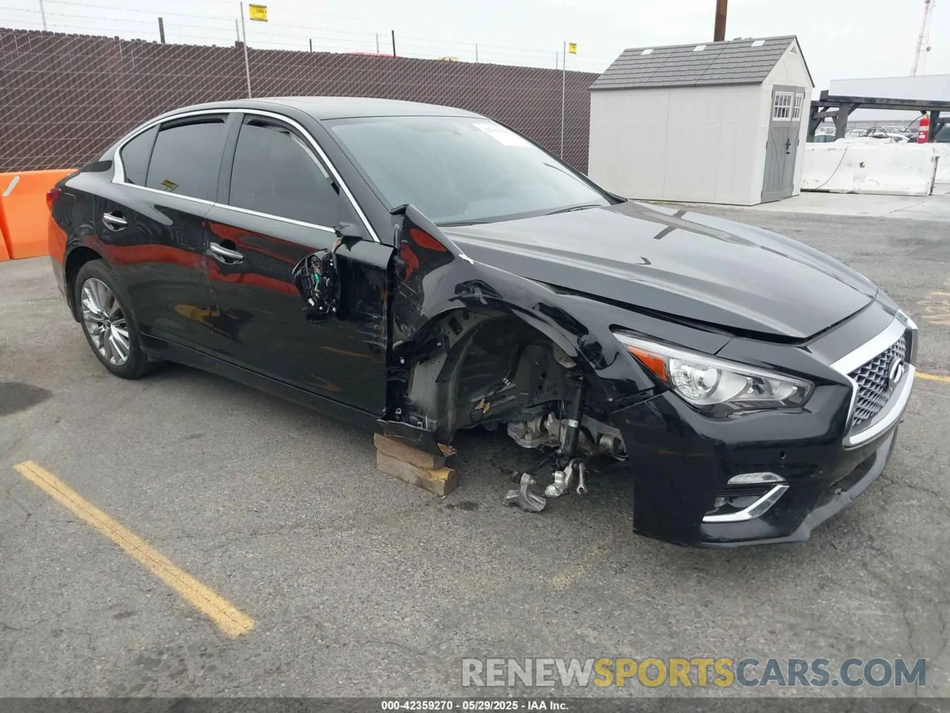 1 Photograph of a damaged car JN1EV7BP0RM601539 INFINITI Q50 2024