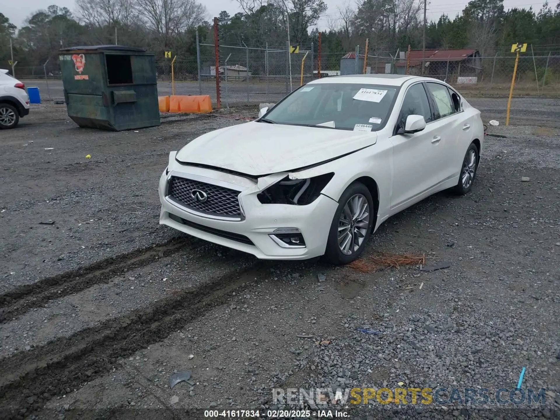 2 Photograph of a damaged car JN1EV7BP1RM600612 INFINITI Q50 2024
