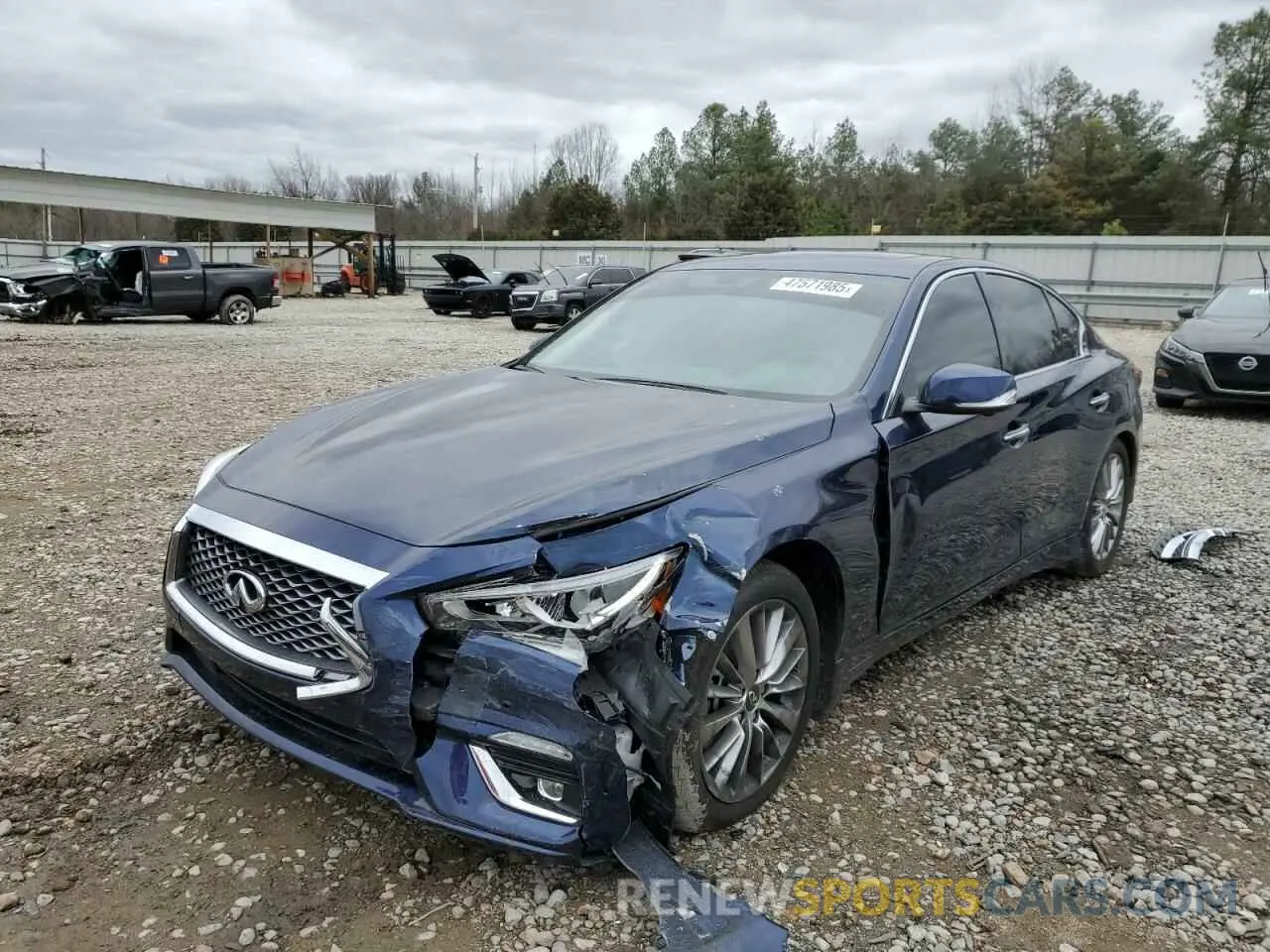 1 Photograph of a damaged car JN1EV7BP5RM601570 INFINITI Q50 2024