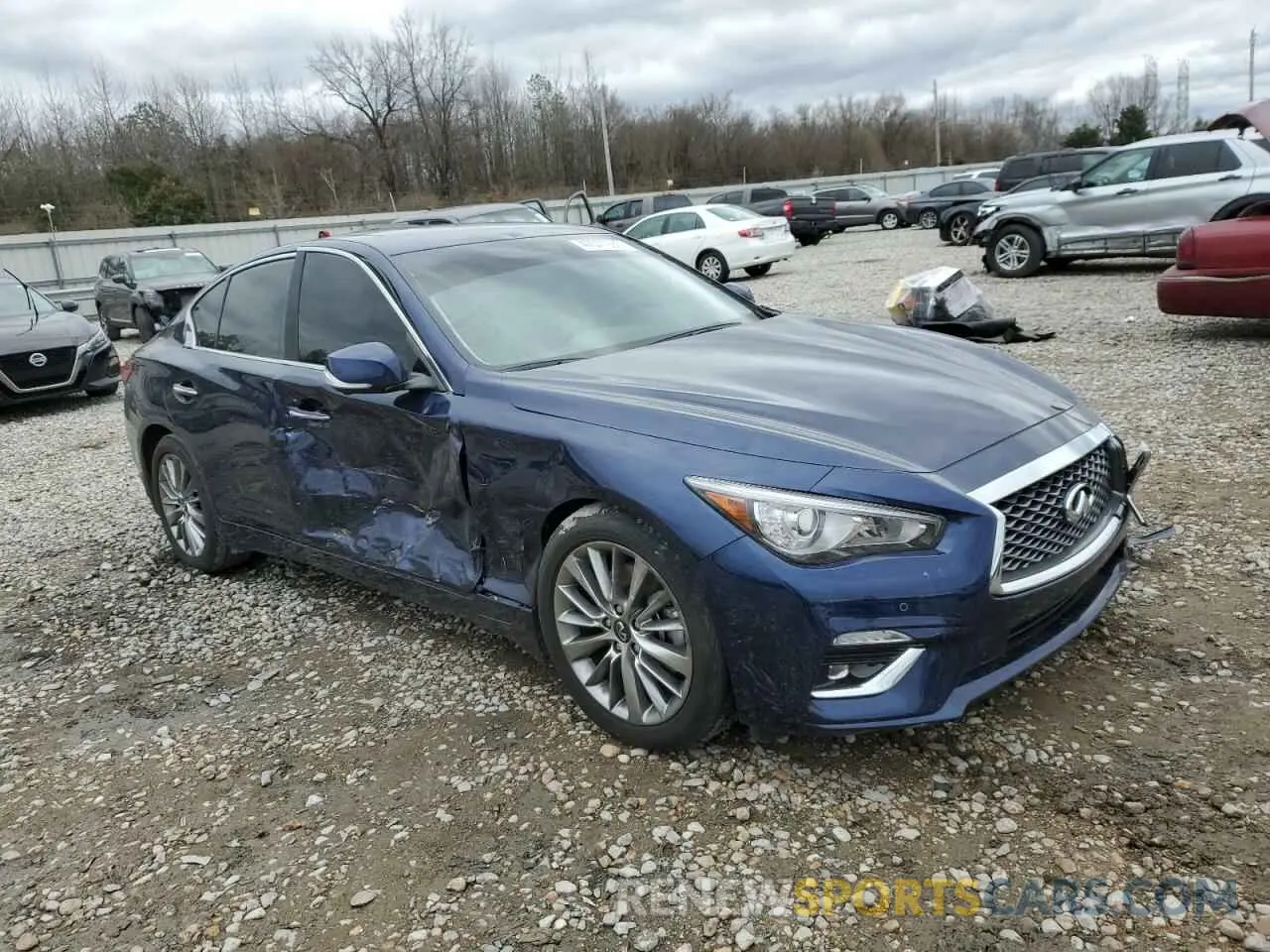 4 Photograph of a damaged car JN1EV7BP5RM601570 INFINITI Q50 2024