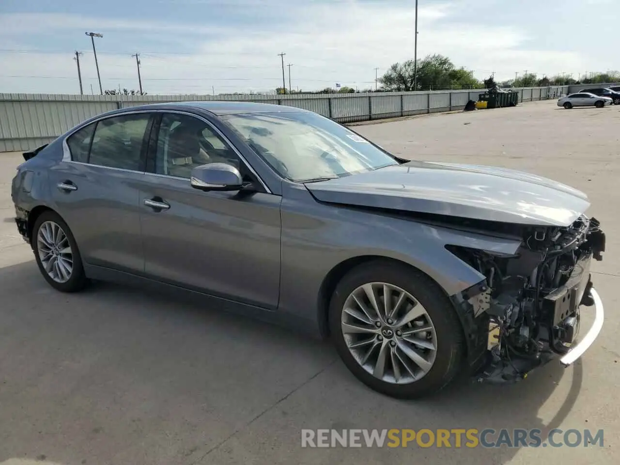 4 Photograph of a damaged car JN1EV7BP8RM600834 INFINITI Q50 2024
