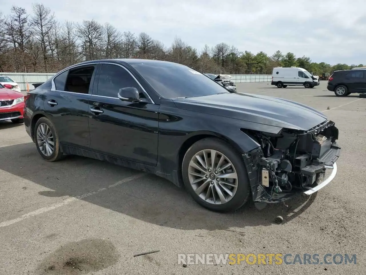4 Photograph of a damaged car JN1EV7BR6RM630450 INFINITI Q50 2024