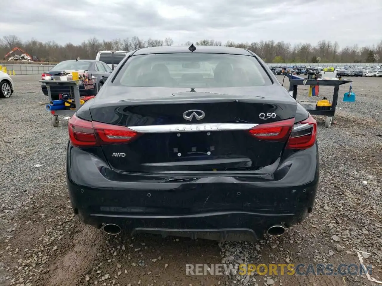 6 Photograph of a damaged car JN1EV7BR8RM630482 INFINITI Q50 2024