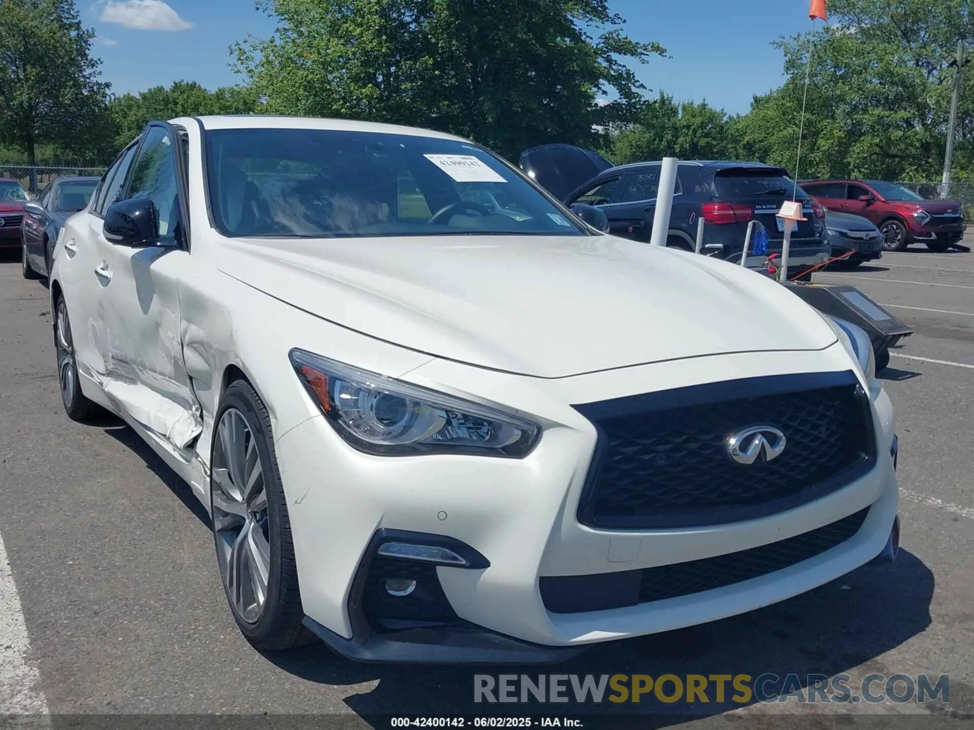 1 Photograph of a damaged car JN1EV7CR1RM630029 INFINITI Q50 2024